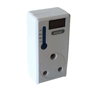 CL0578 - Electrical - Andowl Power Surge protector. Socket 3pin 15 Amp with Delay.