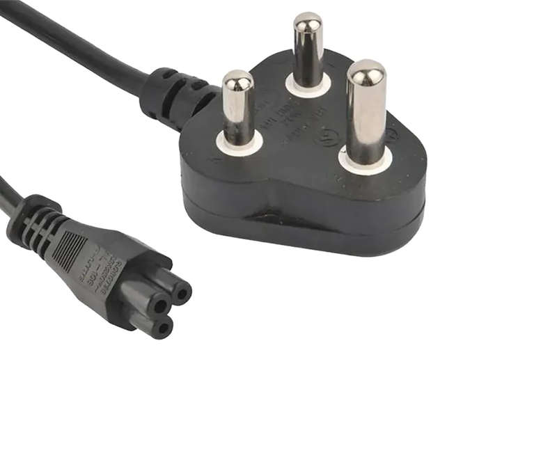 CL0419  AC Lead - Clover Power Lead  3pin 220Volts  Length  1 Meter