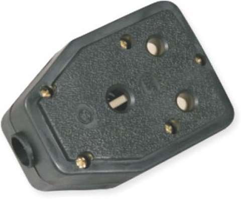 CL0539 Electrical -  Rubber Janus Coupler 3Pin 15Amp socket.
