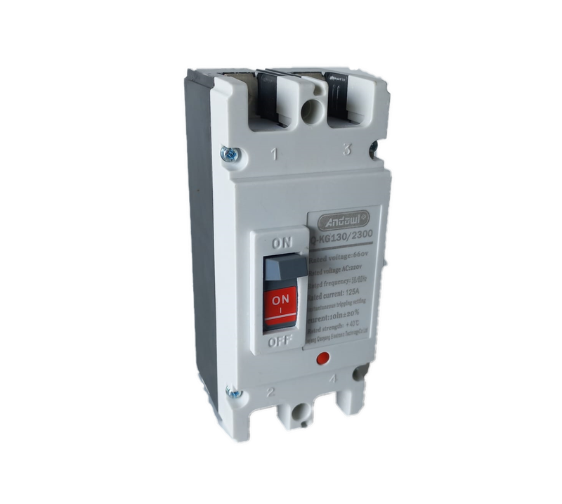 SJ035 Protection -  AC Heavy Duty Circuit Breaker Moulded Surface Mount 125 Amp Double Pole