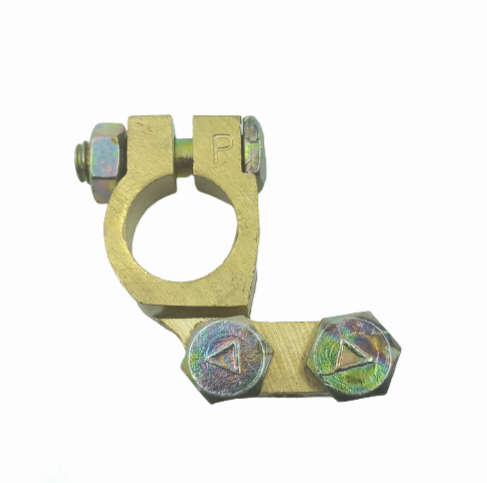 BZ120A - Auto Battery Terminal Positive. Heavy-duty Brass clamp. Universal fit. - copy
