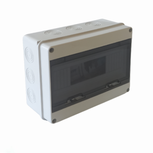 SJ097G FS Enclosure - IP65 Surface Mount  12 Way Din Rail DB Box