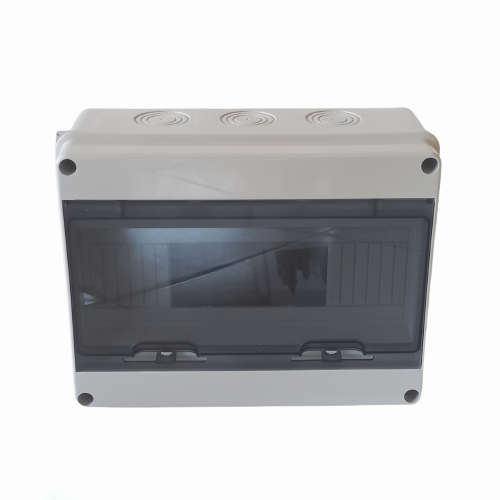 SJ097G FS Enclosure - IP65 Surface Mount  12 Way Din Rail DB Box