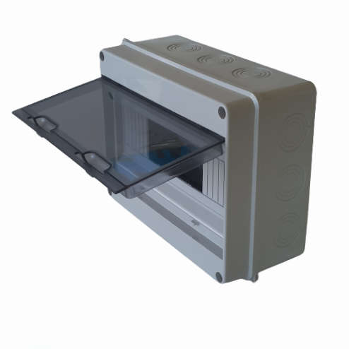 SJ097G FS Enclosure - IP65 Surface Mount  12 Way Din Rail DB Box