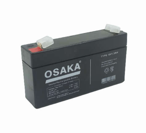 BY010C  Osaka -  Battery Lead Acid 6 Volt 1.3 Ah New