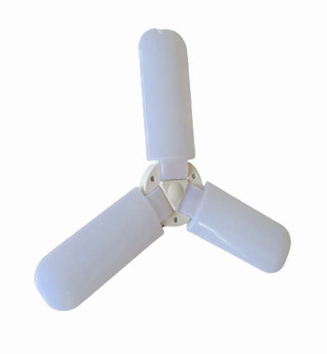 LA016 SK - LED  Fan Light. 3 Blade  12Volt  30 Watt with Croc clips