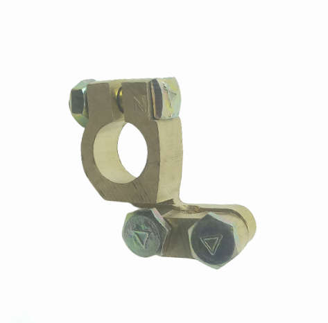 BZ120  - Auto Battery Terminal Negative Heavy Duty Brass clamp. Universal Fit