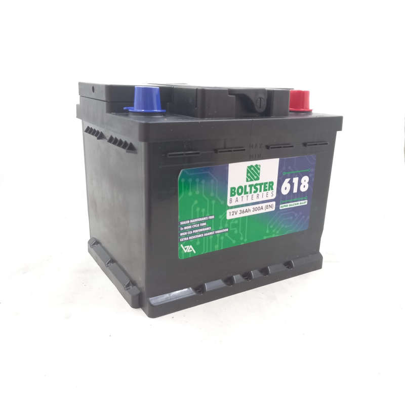 BA263 Bolster 618 - Auto Battery 12 Volt 36 AH with OLD Battery. Plus R220 without OLD Battery.