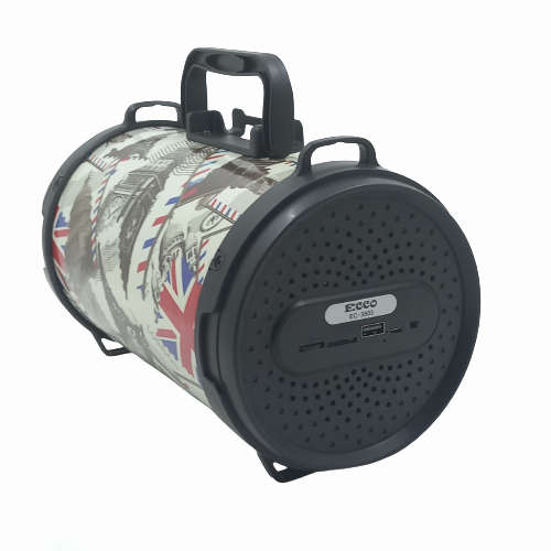 LN016C AV - Ecco Rechargeable  Radio .USB/MMC/BT   Twin Speaker System