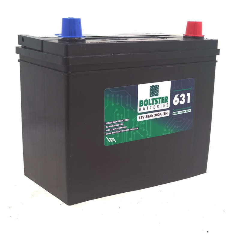 BA272 Bolster 631 - Auto Battery 12 Volt 38 Ah with OLD Battery. Plus R220 without OLD Battery.