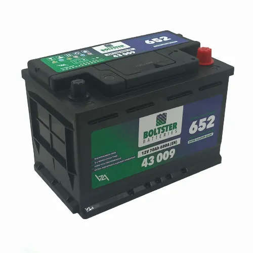 BA284 Bolster 652 - Auto Battery 12 Volt 70 Ah with OLD Battery. Plus R220 without OLD Battery.