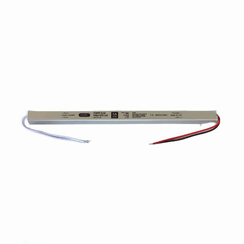 EF049D FOYU- Ultra Slim Switching Power Supply  For strip Lighting 12 Volts 5 Amps 60 Watts. -