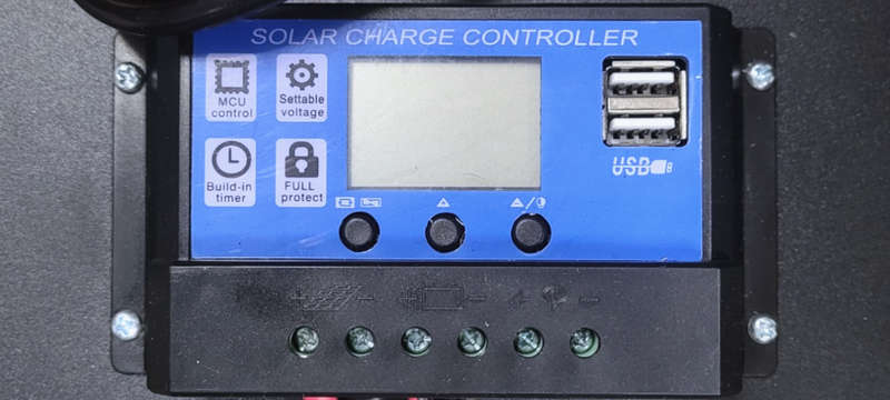 SD010 ECOTEK Solar Off Grid System. Pure Sign 1000W. Inverter.1x100Ah Battery. 2x100 Watt S. Panels