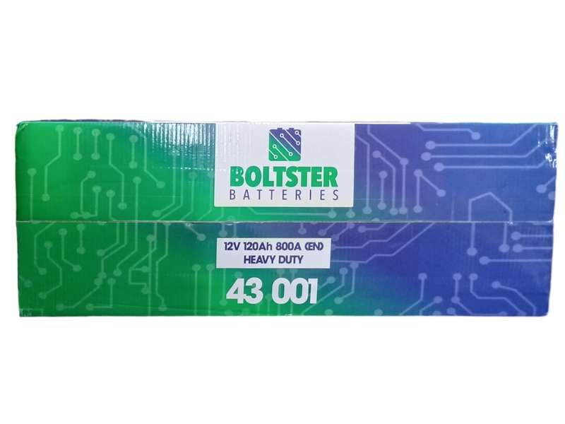 BA292 Bolster 683 - Auto Battery 12 Volt 120 Ah with OLD Battery. Plus R250 without OLD Battery.