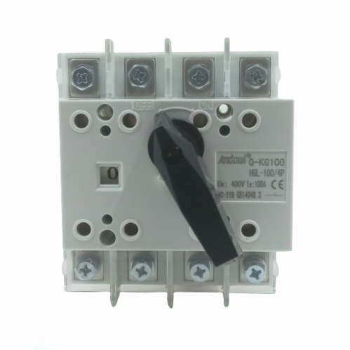 SJ038 Andowl Protection -  Disconnector Switch Four Pole  Heavy Duty 100 Amp 400 Volts