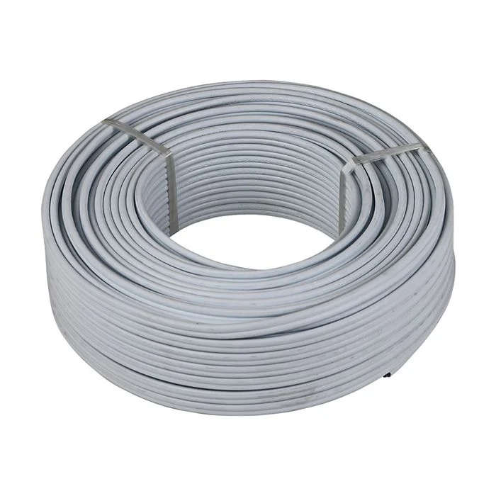 CL0304 Electrical - FOYU Surfix Flat Cable 1.5mm Twin plus Earth. White. 100 meters