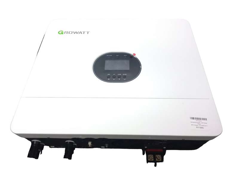 SA540 Growatt - OFF-Grid Inverter Pure Sign Wave Duel MPPT 6KW 48 Volt.WIFI /  Parallel