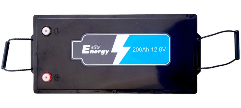 BU022E 365Energy  - Battery Lithium LifeP04  12.8 Volts 200Ah
