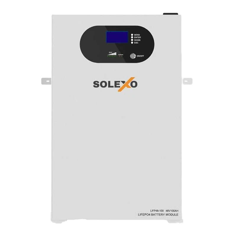 BU032 Solexo - Battery Lithium Iron Wall mount 48 Volt  4.8Kw 100Ah
