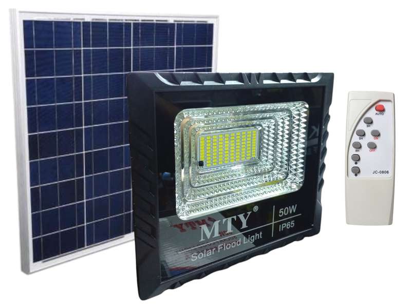 LA054 MTY - Floodlight Outdoor LED with Solar Panel IP65 50 Watt