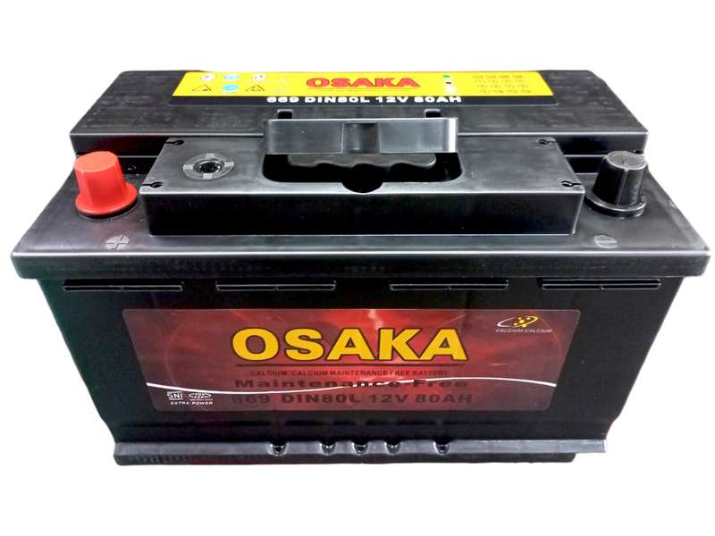 BA470 Osaka 669 - Auto Battery 12 Volt 80 Ah with OLD Battery. Plus R220 without OLD Battery. -