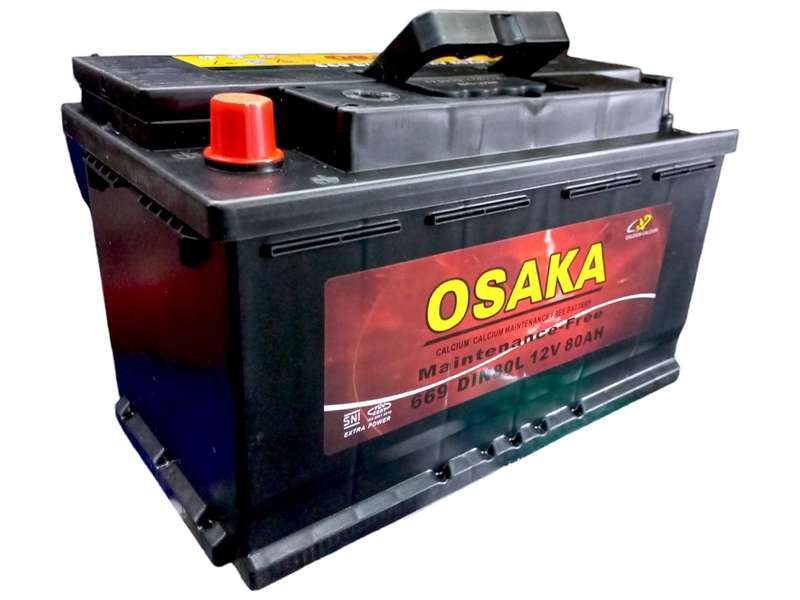 BA470 Osaka 669 - Auto Battery 12 Volt 80 Ah with OLD Battery. Plus R220 without OLD Battery. -