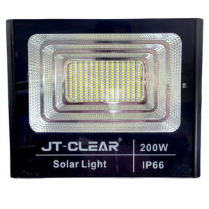 200W CLEAR Floodlight Outdoor LED with Solar Panel IP65