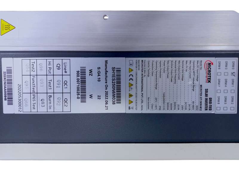 VB140 Microtek - Grid Tied Solar Inverter 5KW MPPT Single Phase