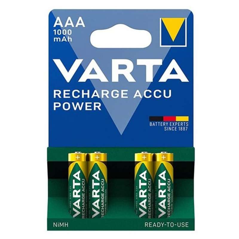 RA510 - VARTA - Size AAA RECHARGEABLE ACCU POWER  4 pack