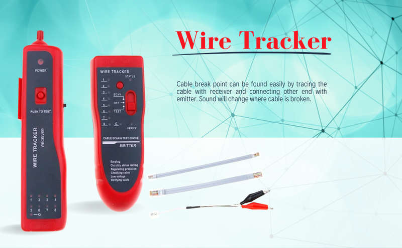 EB055 WT - Wire Tracker Tool. Network.Telephone Cable.Open Circuit Tester.