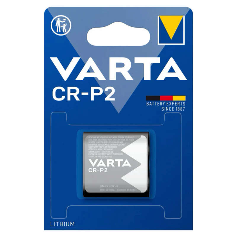 PA410- VARTA - CR P2 6V Professional battery. -