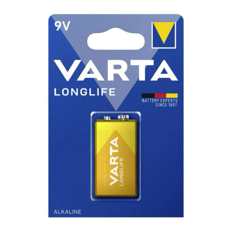 BA235 - VARTA - Size 9V Long Lifel Low Drain Devices. 1.5V 1 pack