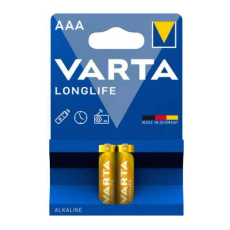 BA205 - VARTA - Size AA Long Lifel Low Drain Devices. 1.5V 2pack