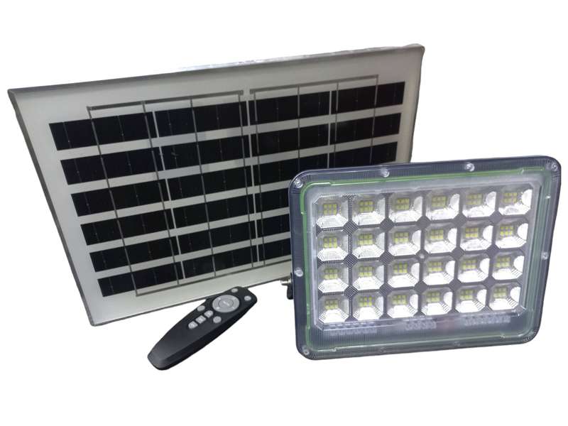 LA055D  MTY Floodlight Outdoor LED with Solar Panel IP65 100 Watt.
