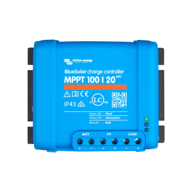 SF058  Victron - Blue Solar Charge Controller MPPT  12-24-48 Volts 20Amps.PV Max 100V