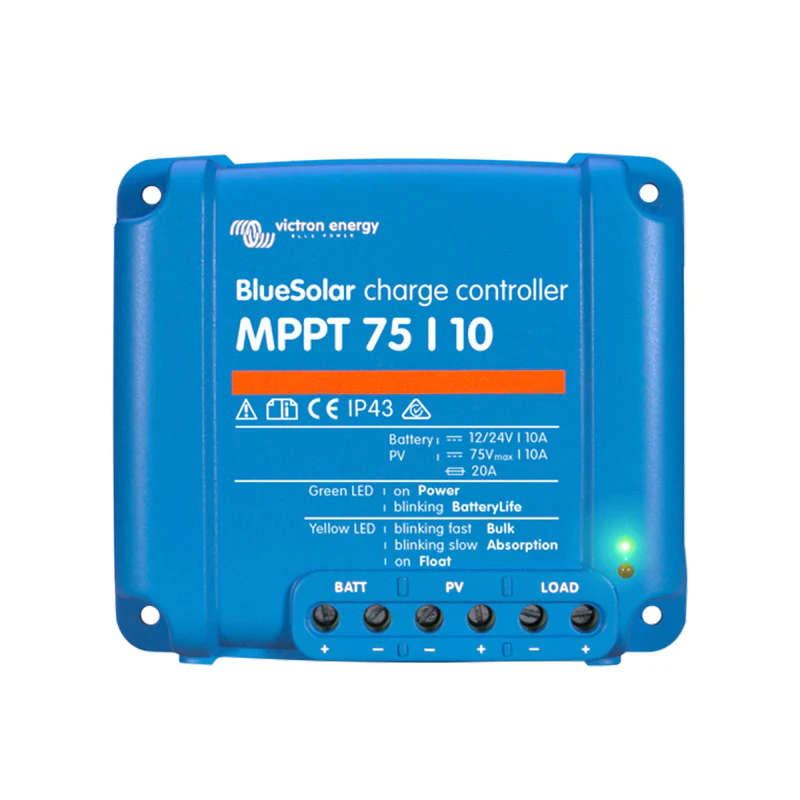 SF056  Victron - Blue Solar Charge Controller MPPT  12-24 Volts 10Amps.PV Max 75V