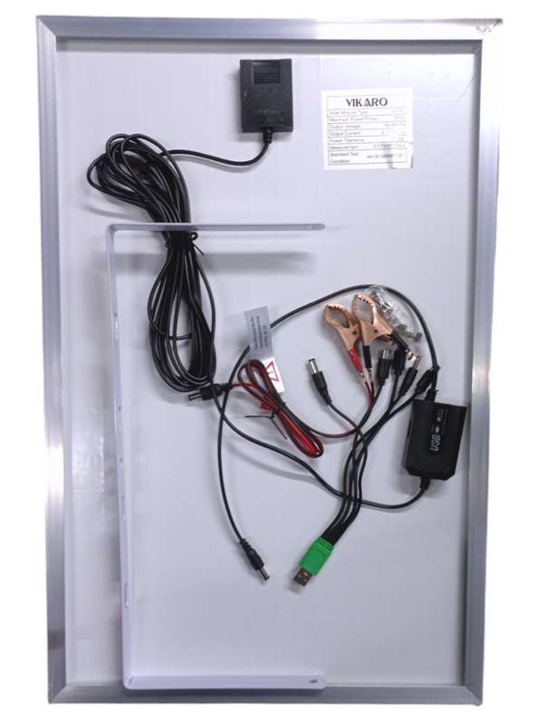EA092   Vikaro - Multifunction Solar Panel Charger 5/9/16 Volts 40 Watt