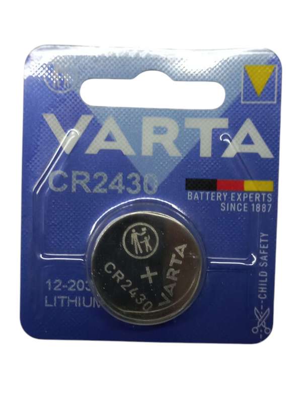 LA265- VARTA  CR 2430  3V LITHIUM BATTERY 1X pack