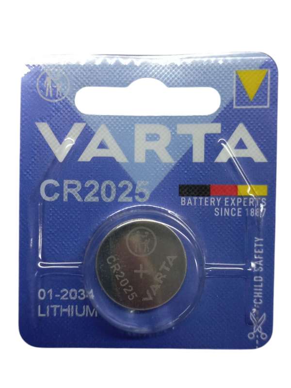 LA250- VARTA  CR1025  3V LITHIUM BATTERY 1X pack