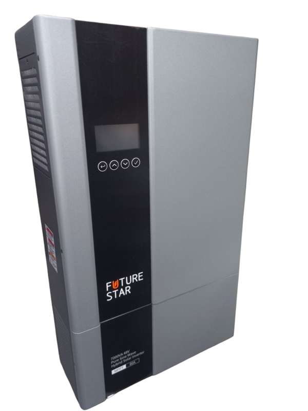 SA560   Future Star - Hybrid Inverter Pure Signw..7KVA /6 KW 48V 80 Amp  MPPT. H.V 500V Parallel