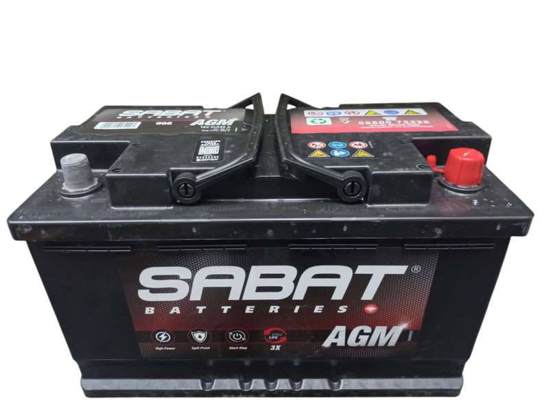 BB028 Sabat 668 - AGM Battery. 12 Volt 80Ah with OLD Battery. Plus R290 without OLD battery.