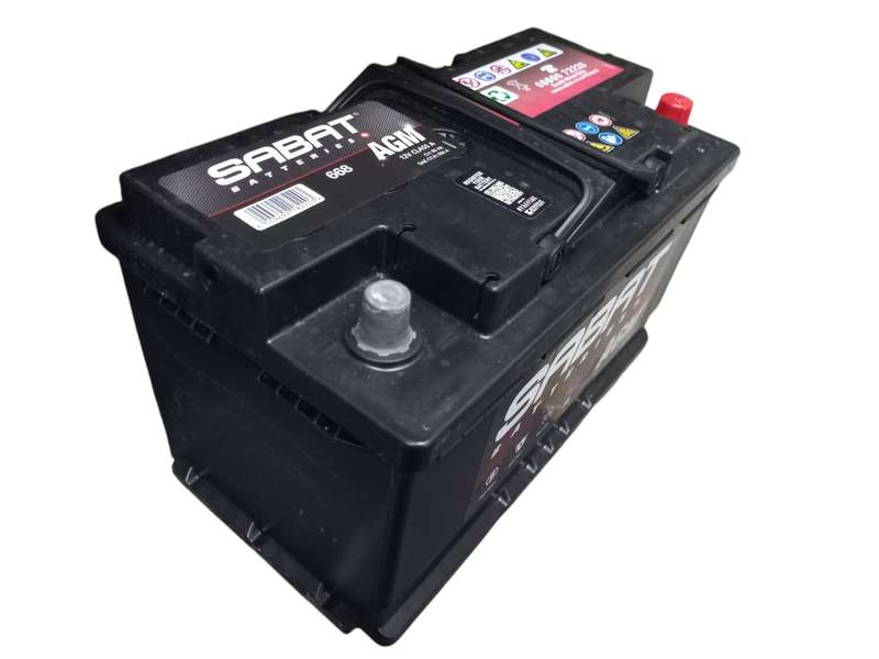 BB028 Sabat 668 - AGM Battery. 12 Volt 80Ah with OLD Battery. Plus R290 without OLD battery.