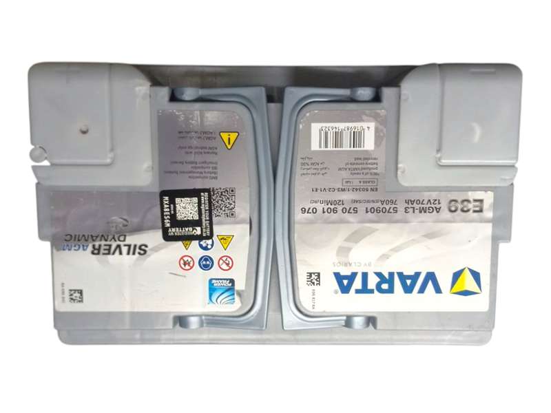 BB038 Auto - VARTA 652 - AGM Battery  12 Volt 70Ah with OLD Battery. Plus R350 without Old Battery