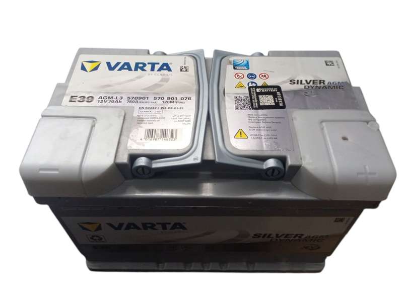 BB038 Auto - VARTA 652 - AGM Battery  12 Volt 70Ah with OLD Battery. Plus R350 without Old Battery