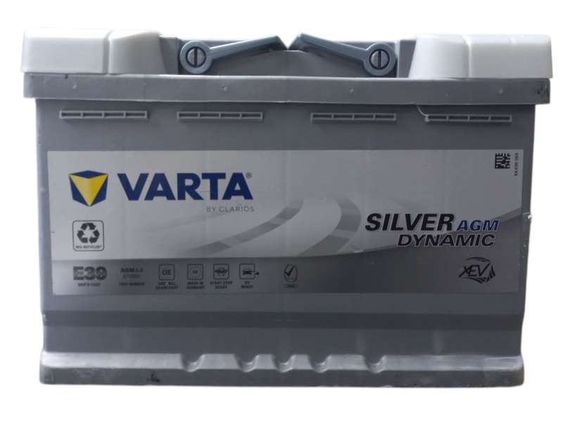 BB038 Auto - VARTA 652 - AGM Battery  12 Volt 70Ah with OLD Battery. Plus R350 without Old Battery