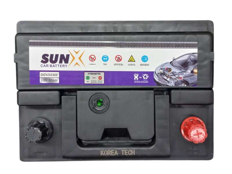 FB0218 SunX 628 - Auto Battery 12 Volt 55 Ah with OLD Battery. Plus R220 without OLD Battery. - copy