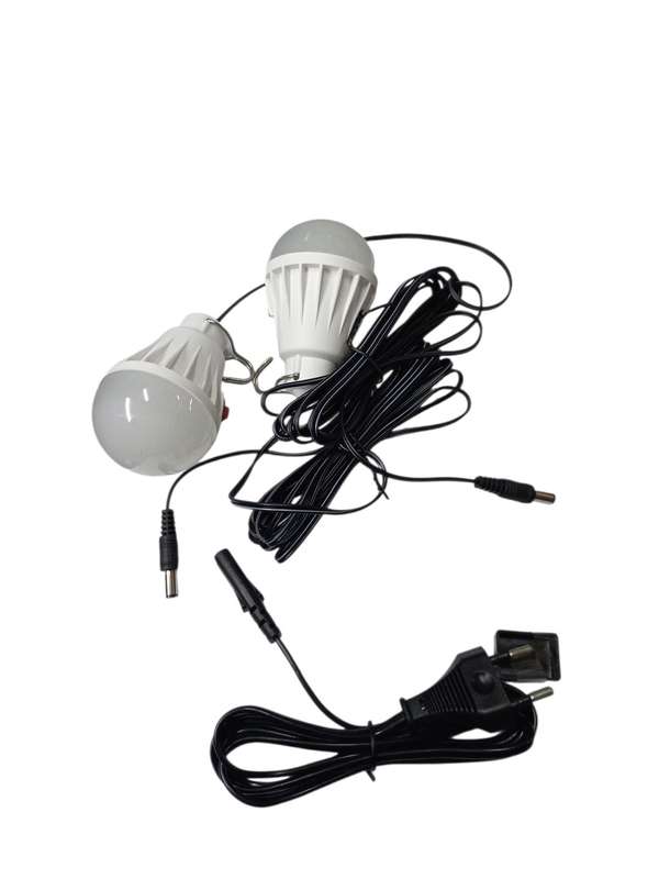 LN030 Appliance - Solar Fan 35 cm with Solar Panel ,Radio &amp; 2 x x LED bulbs. AC Charger Inclu...