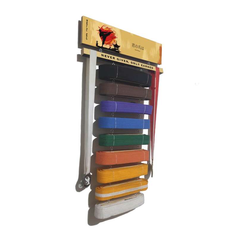 Martial Arts Belt & Medal Display - Sand Warrior