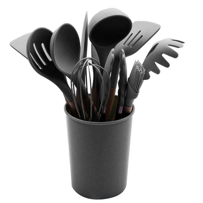 Silicone kitchen utensils - Grey