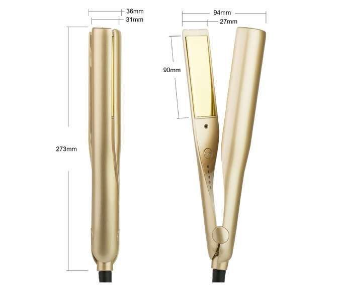 2IN1 Hair curling iron and hair straightener